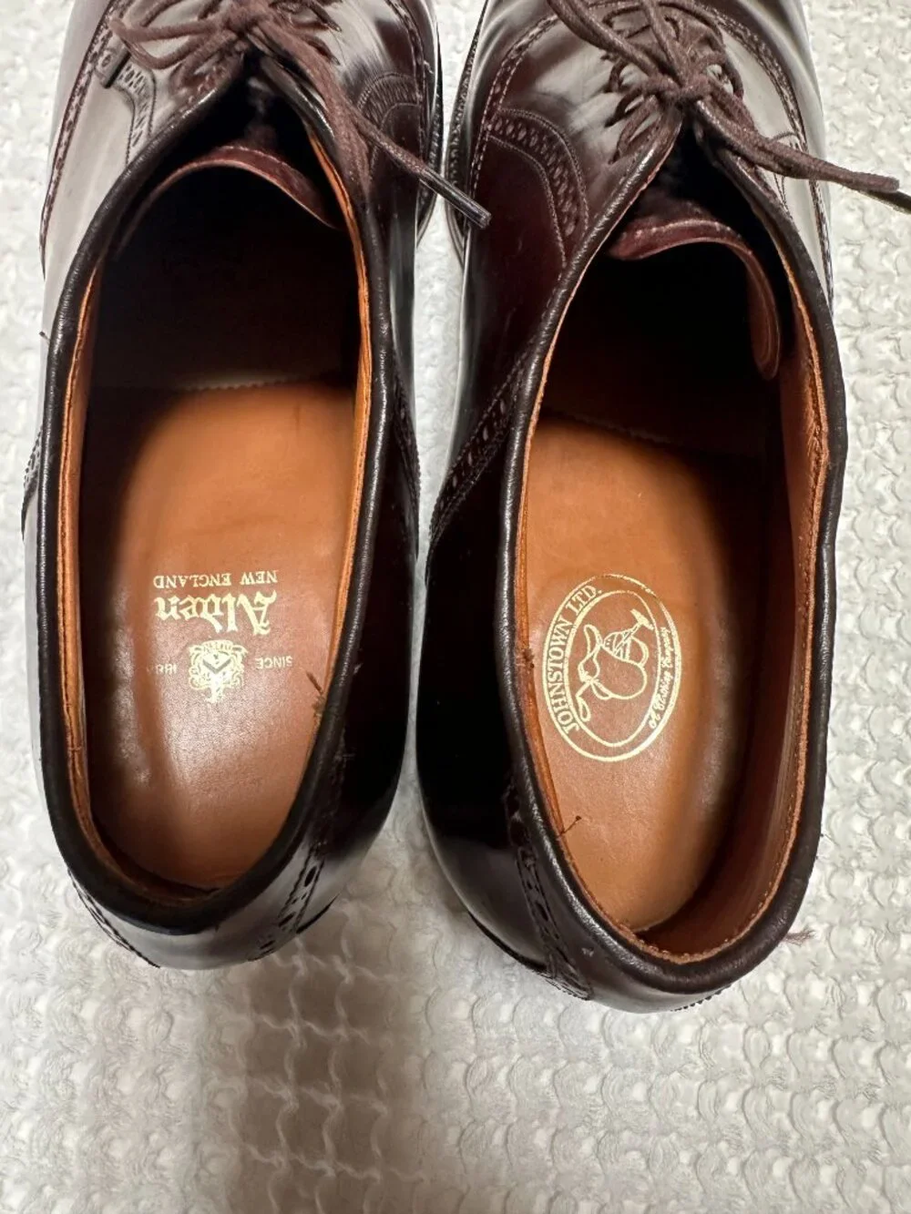 Alden New England Oxford Cordovan Dress Shoes